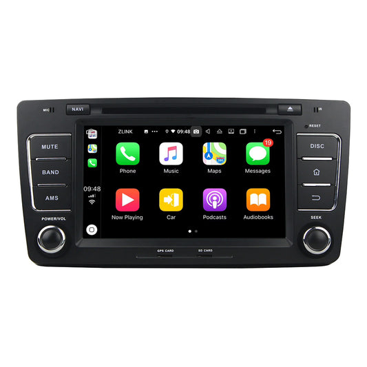 7” Android Radio Screen Car Stereo Head Unit CarPlay Android Auto for Skoda Octavia (2009-2012)