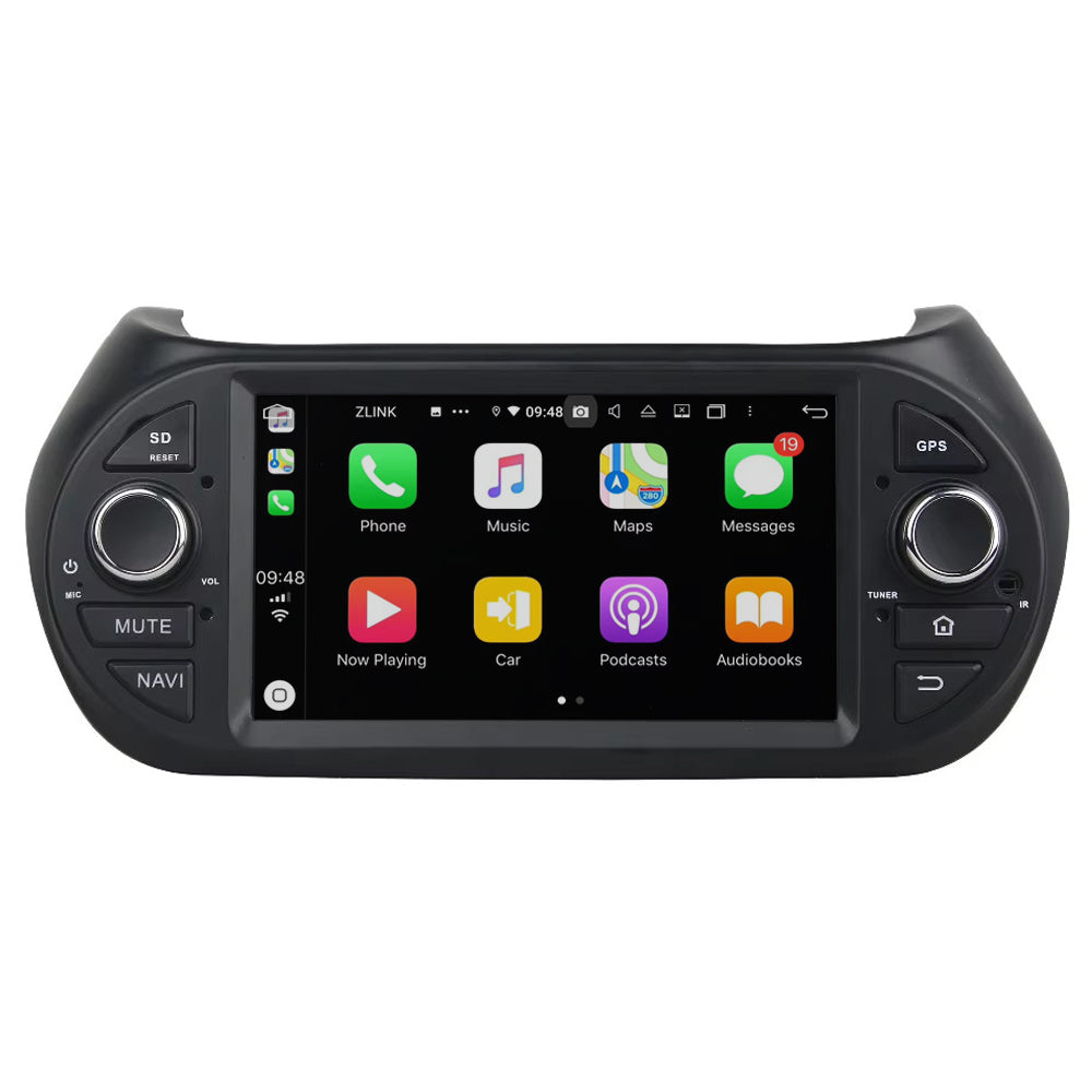 7” Android Radio Screen Car Stereo Head Unit CarPlay Android Auto for Fiat Fiorino / Citroen Nemo / Peugeot Bipper (2008-2015)