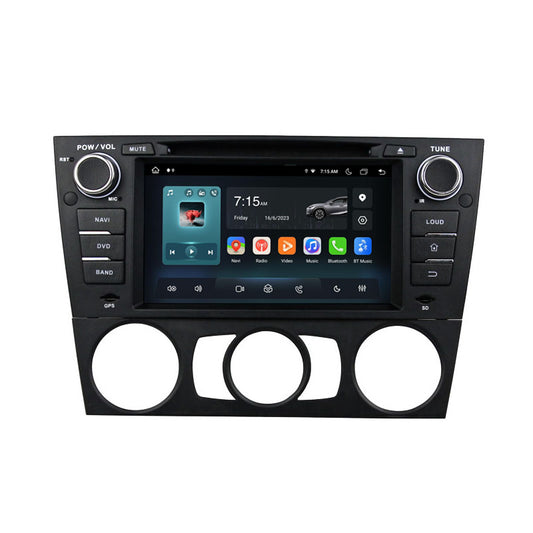 7” Android Radio Screen Car Stereo Head Unit CarPlay Android Auto for BMW E90 Saloon / E91 Touring / E92 Coupe / E93 Cabriolet (2005-2012)