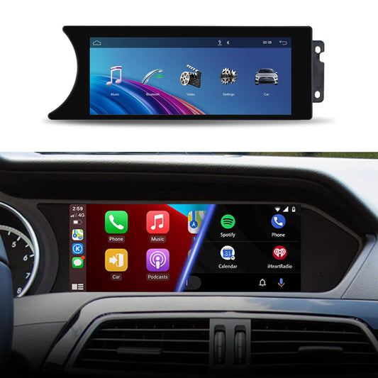 8.8 Inch Linux System Wireless CarPlay Android Auto Screen for Mercedes-Benz C Class W204 S204 NTG4.5 (2011 - 2015)