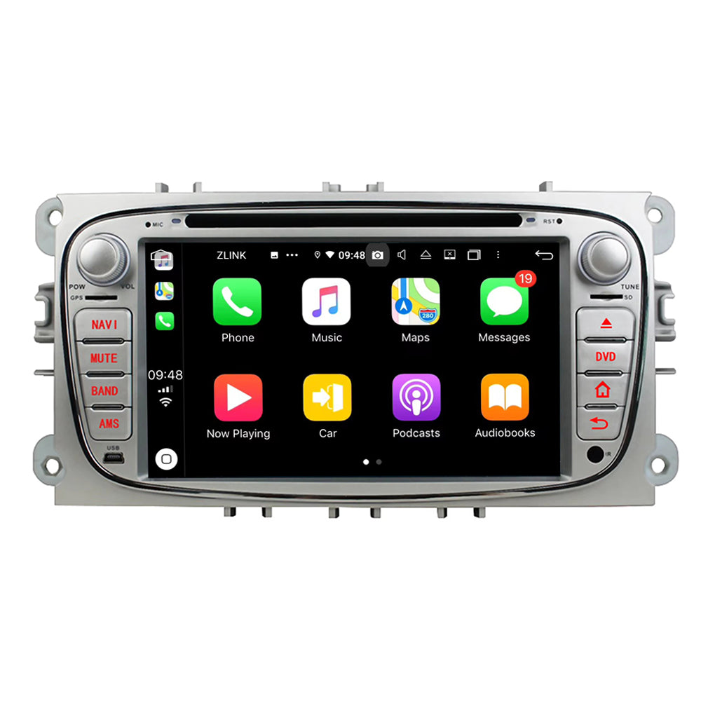 7” Android Radio Screen Car Stereo Head Unit CarPlay Android Auto for Ford Focus (2008-2010)