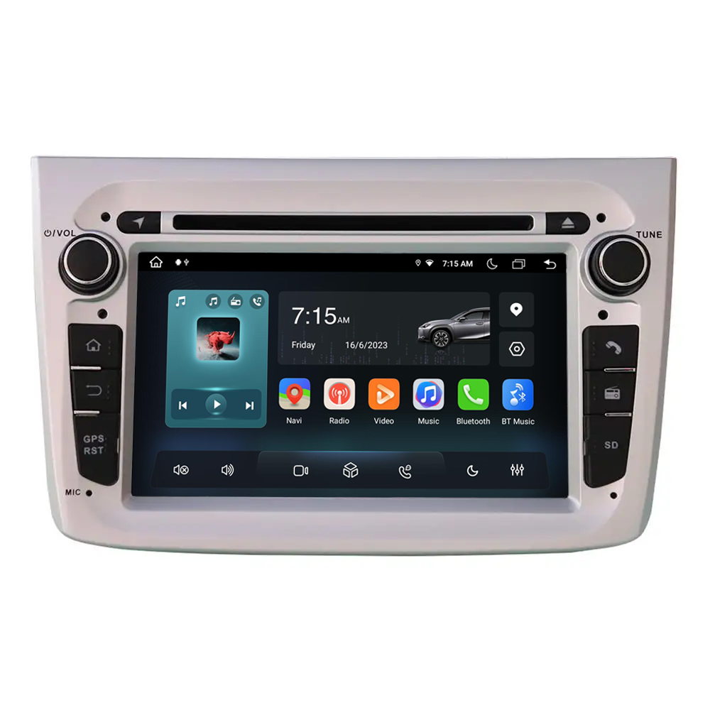 7” Android Radio Screen Car Stereo Head Unit CarPlay Android Auto for Alfa Romeo Mito (2009-2016)