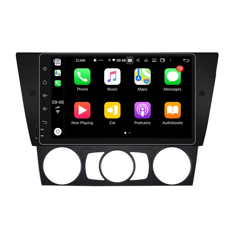 9” Android Radio Screen Car Stereo Head Unit CarPlay Android Auto for BMW E90 Saloon / E91 Touring / E92 Coupe / E93 Cabriolet (2005-2012)