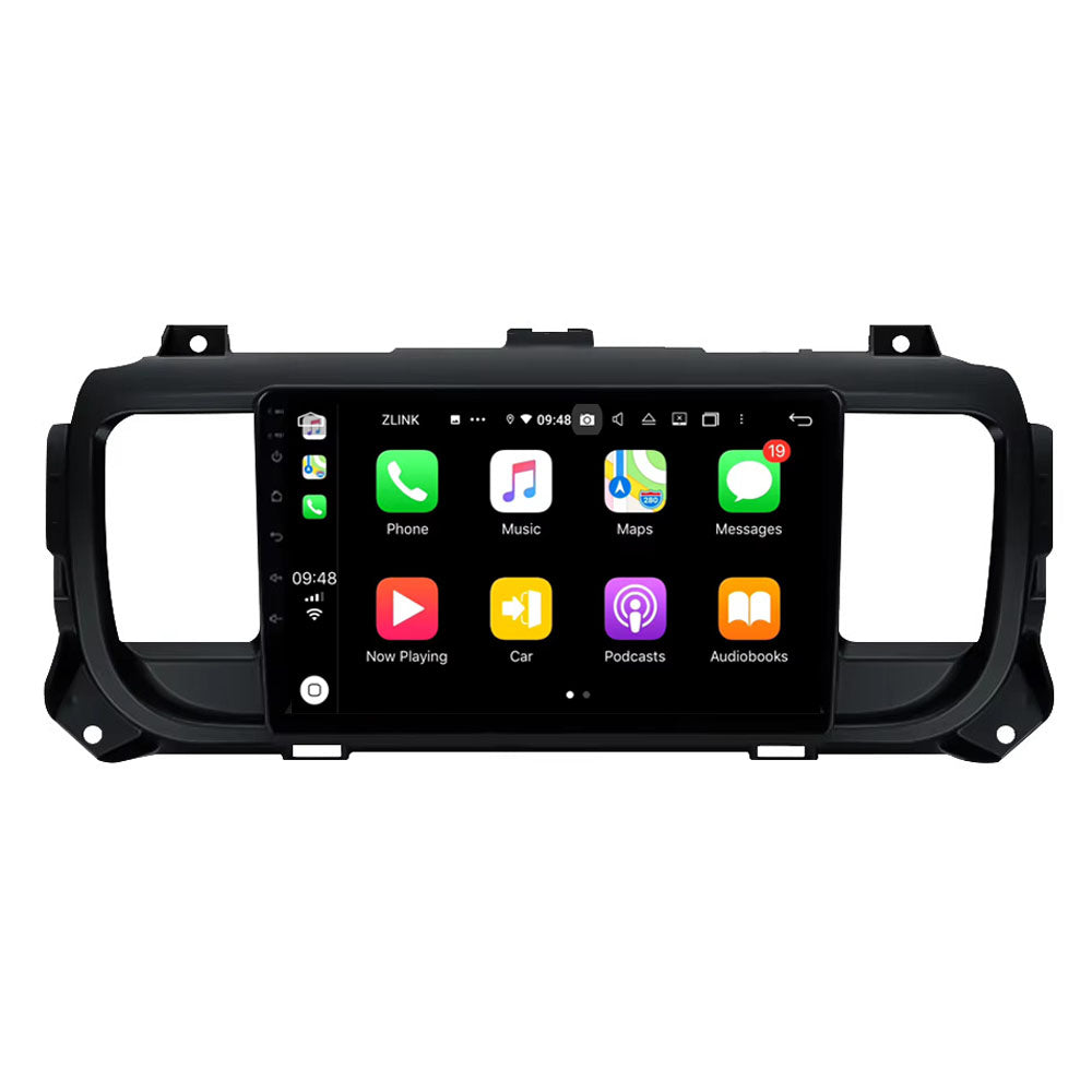 9” Android Radio Screen Car Stereo Head Unit CarPlay Android Auto for Citroen Jumpy Spacetourer / Peugeot Expert / Toyota Proace (2016-2021)