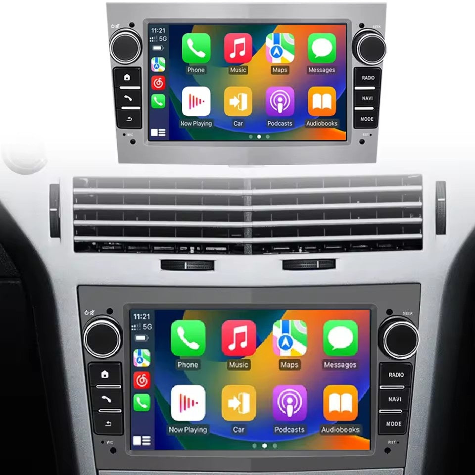 Linux System 7” IPS Screen Car Multimedia Player Wireless CarPlay & Android Auto for Opel Vectra 2005 - 2008 / Antara 2006 - 2011 / Zafira 2005 - 2011 / Corsa 2006 - 2011 / Meriva 2006 - 2011 / Astra 2004 - 2009