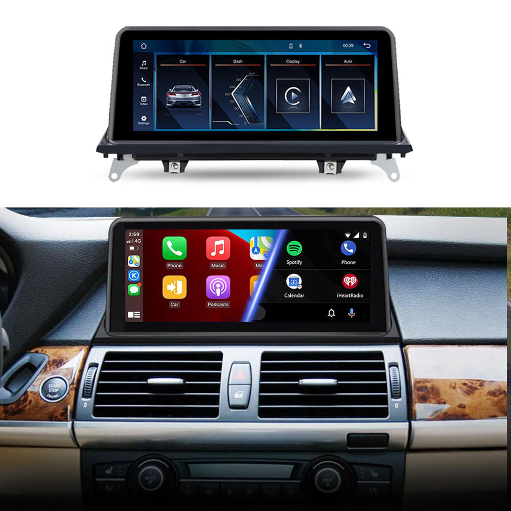 10.25 Inch / 12.3 Inch Linux System Wireless CarPlay Android Auto Screen for BMW X5 E70 X6 E71 E72 CCC System (2007 - 2009) / CIC System (2010 - 2013)