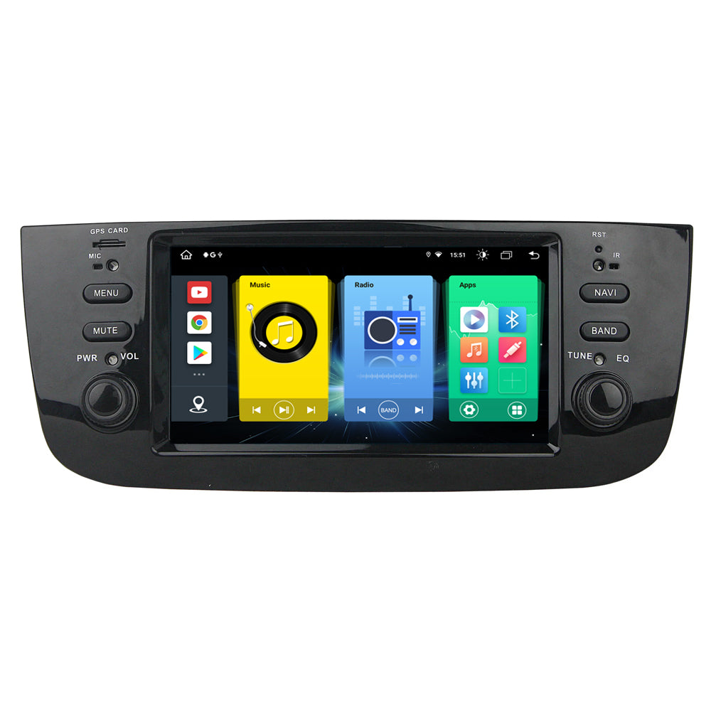 6.2” Android Radio Screen Car Stereo Head Unit CarPlay Android Auto for Fiat Linea Punto EVO (2010-2014)