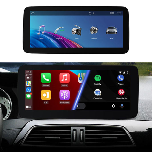 10.25 Inch / 12.3 Inch Linux System Wireless CarPlay Android Auto Screen for Mercedes-Benz C Class W204 S204 NTG4.5 (2011 - 2015)