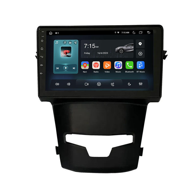 9” Android Radio Screen Car Stereo Head Unit CarPlay Android Auto for SsangYong Korando 2015-