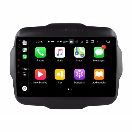 9” Android Radio Screen Car Stereo Head Unit CarPlay Android Auto for Jeep Renegade 2016-