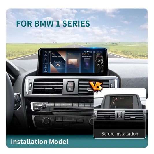 10.25” Android Auto CarPlay Radio Screen for BMW 1 Series E81 E82 E87 E88 (2004-2012) / F20 F21 (2013-2016)