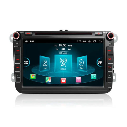 8” Android Car Radio Stereo Head Unit Screen CarPlay Android Auto for VW Universal Passat / Magotan / Golf 5 / Golf 6 / Polo / Sagitar / Jetta / CC / Caddy / Tiguan / Touran (2006-2012) / Skoda Octavia II / Octavia III / Fabia / Superb (2005-2010)