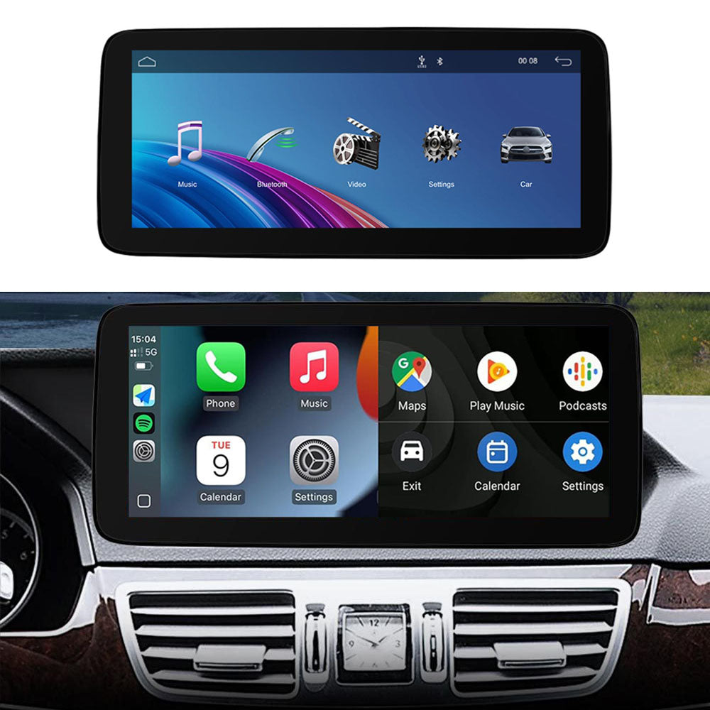 10.25 Inch / 12.3 Inch Linux System Wireless CarPlay Android Auto Screen for Mercedes-Benz E Class W212 NTG4.0 (2010 - 2012) / NTG4.5 (2013 - 2014) / NTG5.0 (2015 - 2016)