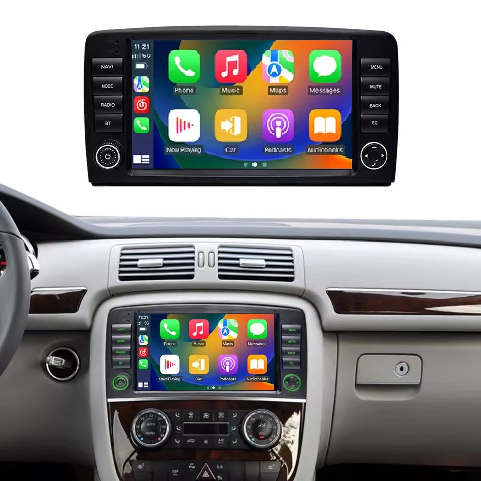 Linux System 9” IPS Screen Car Multimedia Player Wireless CarPlay & Android Auto for Mercedes-Benz R Class W251 R300 R320 R350 R450 2006 - 2012