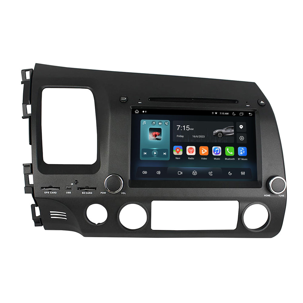 8” Android Radio Screen Car Stereo Head Unit CarPlay Android Auto for Honda Civic (2006-2011) LHD