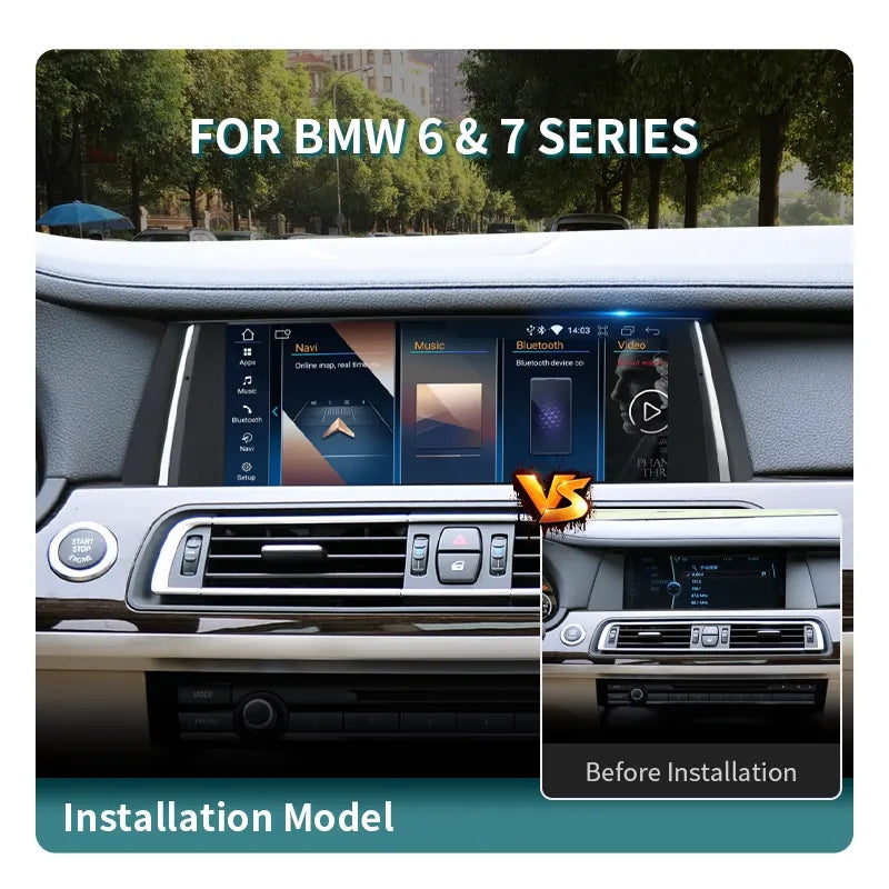 10.25” Android Auto CarPlay Radio Screen for BMW 7 Series F01 F02 (2009-2012)