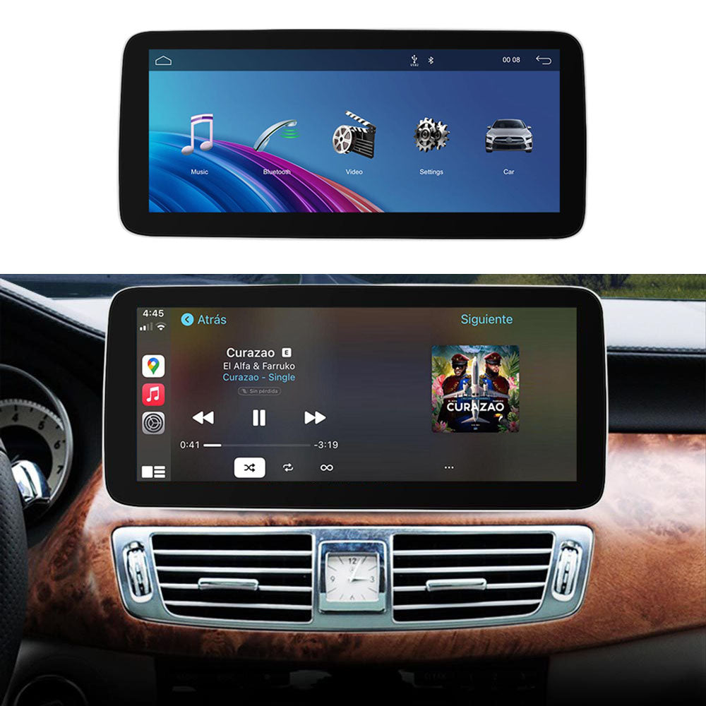 10.25 Inch / 12.3 Inch Linux System Wireless CarPlay Android Auto Screen for Mercedes-Benz CLS Class W218 X218 NTG4.0 (2010 - 2013) / NTG4.5 (2012 - 2015) / NTG5.0 (2015 - 2018)