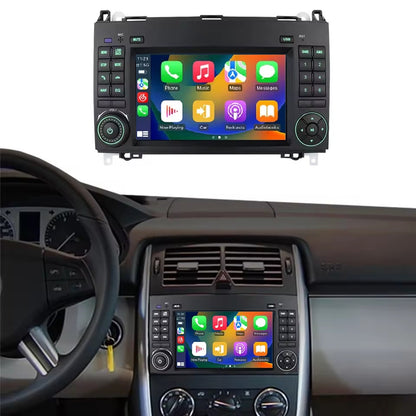 Linux System 7” IPS Screen Car Multimedia Player Wireless CarPlay & Android Auto for Mercedes-Benz A Class W169 / B Class W245 2004 - 2012