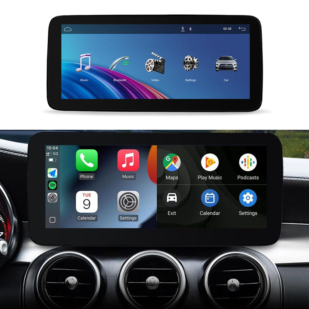10.25 Inch / 12.3 Inch Linux System Wireless CarPlay Android Auto Screen for Mercedes-Benz C Class W205 S205 NTG5.0 (2015 - 2018)