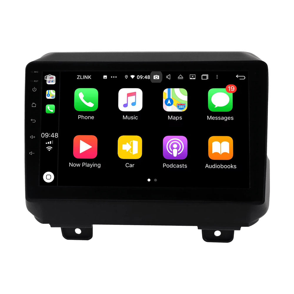 9” Android Radio Screen Car Stereo Head Unit CarPlay Android Auto for Jeep Wrangler (2018-2020)