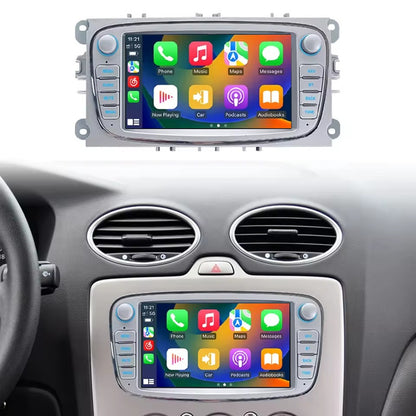 Linux System 7” IPS Screen Car Multimedia Player Wireless CarPlay & Android Auto for Ford Focus 2008 - 2010 / Mondeo 2007 - 2010 / S-Max 2008 - 2010 / Galaxy 2008 - 2010 / Transit Connect 2007 - 2010