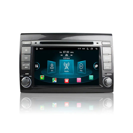 7” Android Car Radio Stereo Head Unit Screen CarPlay Android Auto for Fiat Bravo (198) (2007-2014)