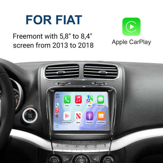 Wireless CarPlay & Android Auto Module for Fiat Freemont 2013-2018 with 5.8 Inch to 8.4 Inch Screen