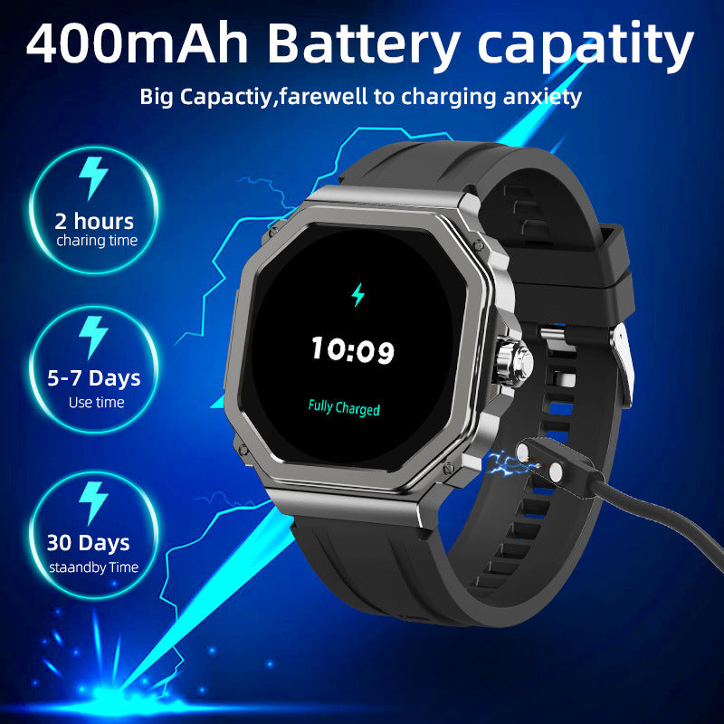 1.43” AMOLED Screen Smart Watch BT Calling Voice Assistant Health Care Multi-Sports Mode World Clock Remote Camera