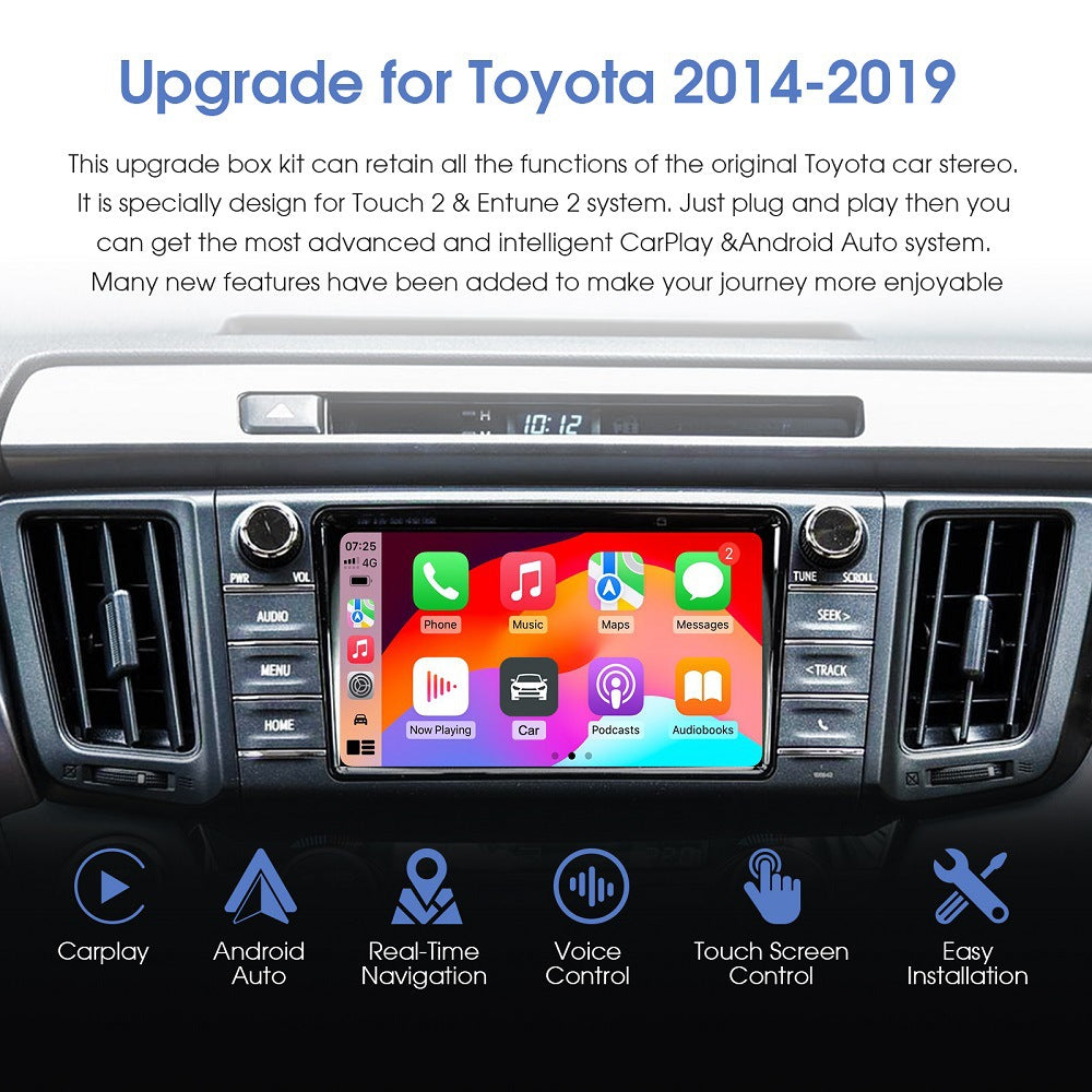 Wireless CarPlay & Android Auto Module for Toyota Touch 2 & Entune 2.0 System 2014-2019