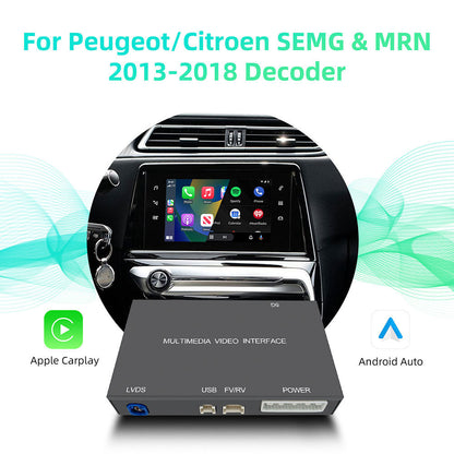 Wireless CarPlay & Android Auto Module for Peugeot / Citroen 2013-2018 SMEG & MRN System