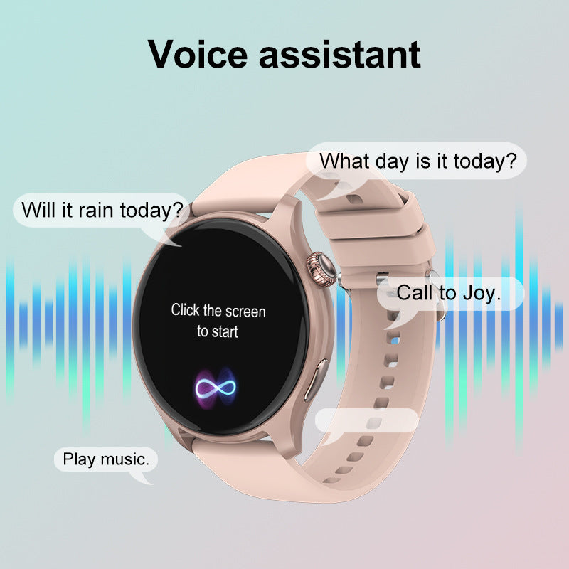 1.43” AMOLED Screen Smart Watch 466*466 Resolution BT Phone Call Voice Assistant Health Care Multi-Sports Mode