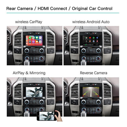 Wireless CarPlay & Android Auto Module for Ford Sync 2 System with 8 Inch LCD Screen