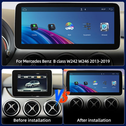 10.25 Inch / 12.3 Inch Linux System Wireless CarPlay Android Auto Screen for Mercedes-Benz B Class W246 W242 NTG4.5 (2012 - 2014) / NTG5.0 (2015 - 2018)