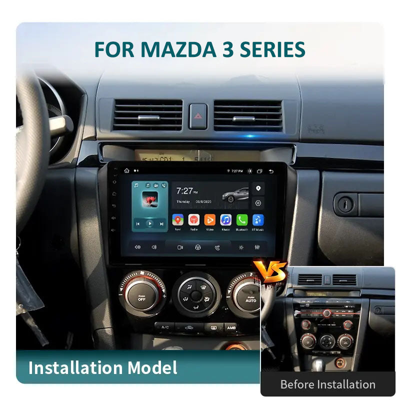9” Android Car Radio Stereo Head Unit Screen CarPlay Android Auto for Mazda 3 (2003-2009)