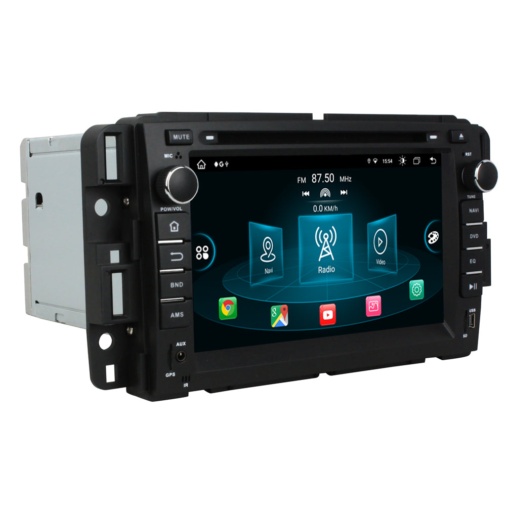 7” Android Radio Screen Car Stereo Head Unit CarPlay Android Auto for GMC Yukon / Tahoe (2007-2012)