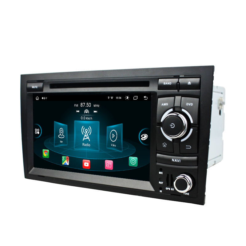 7” Android Radio Screen Car Stereo Head Unit CarPlay Android Auto for Audi A4 (2002-2008)