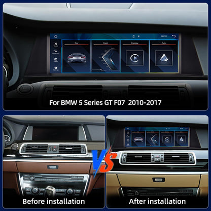10.25 Inch Linux System Wireless CarPlay Android Auto Screen for BMW 5 Series GT F07 CIC System (2010 - 2012) / NBT System (2013 - 2017)