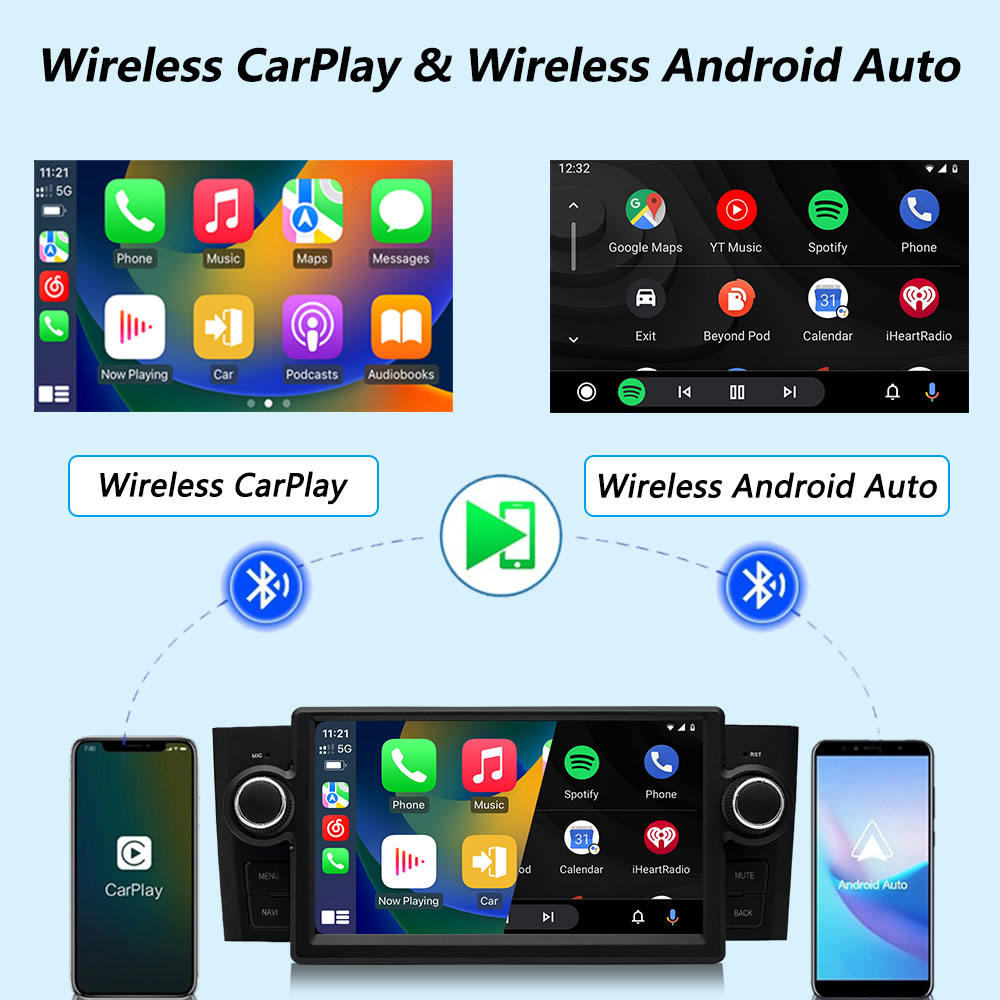 Linux System 7” IPS Screen Car Multimedia Player Wireless CarPlay & Android Auto for Fiat Punto 2005 - 2009 / Linea 2007- 2011