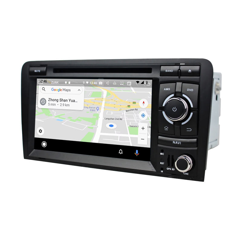 7” Android Radio Screen Car Stereo Head Unit CarPlay Android Auto for Audi A3 (2006-2013)