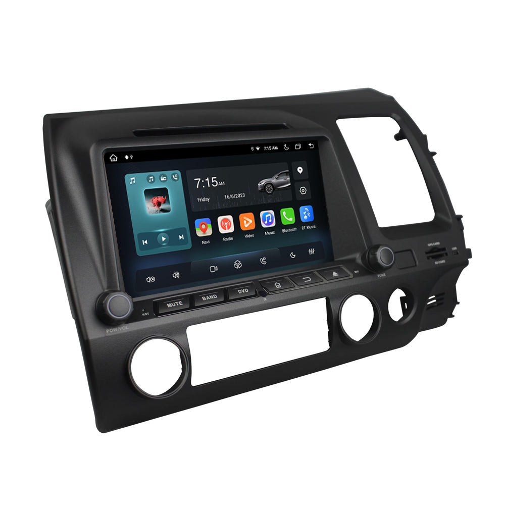 8” Android Radio Screen Car Stereo Head Unit CarPlay Android Auto for Honda Civic (2006-2011) RHD