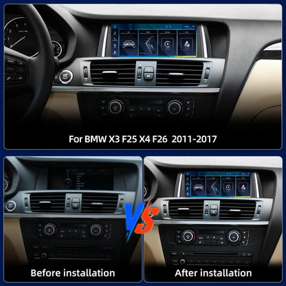 8.8 Inch Linux System Wireless CarPlay Android Auto Screen for BMW X3 F25 X4 F26 CIC System (2011 - 2013) / NBT System (2014 - 2015) / EVO System (2016 - 2017)