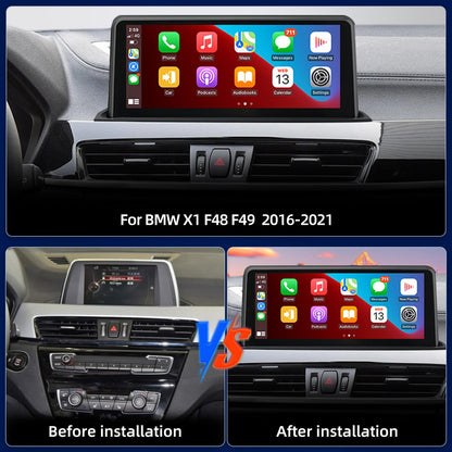 10.25 Inch / 12.3 Inch Linux System Wireless CarPlay Android Auto Screen for BMW X1 F48 F49 X2 F39 NBT System (2016 - 2017) / EVO System (2017 - 2021)