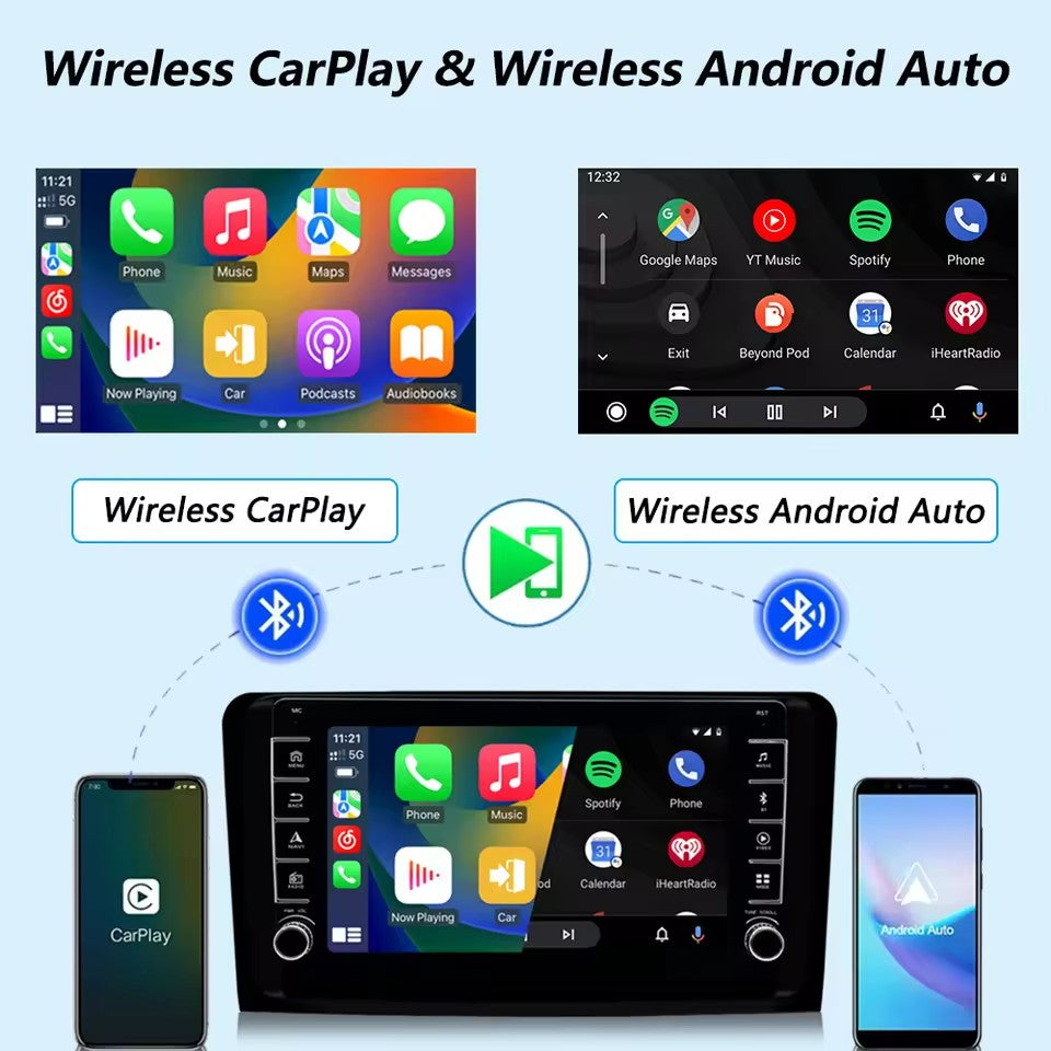 Linux System 8” IPS Screen Car Multimedia Player Wireless CarPlay & Android Auto for Mercedes-Benz ML Class W164 / GL Class X164 2005 - 2012