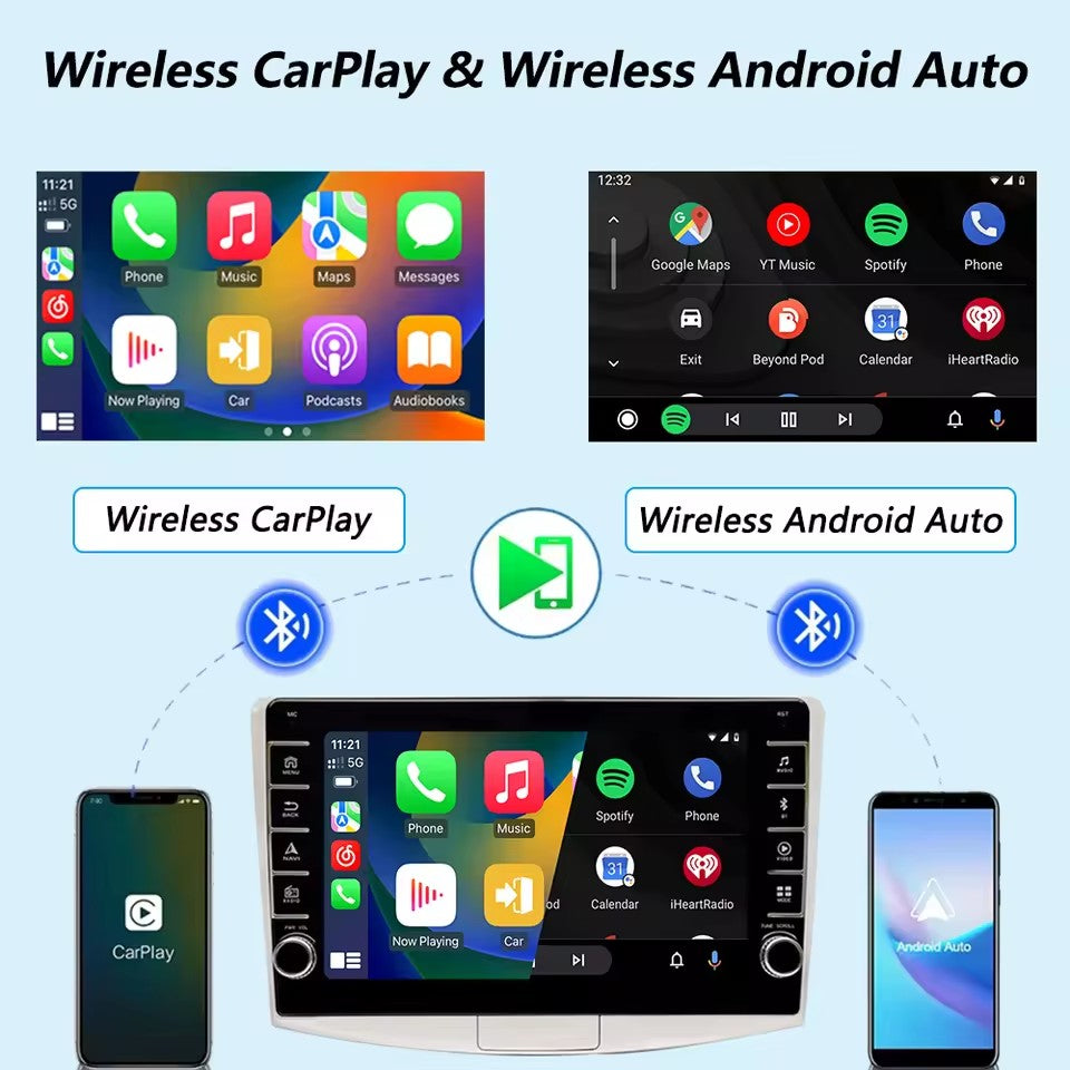 Linux System 9” IPS Screen Car Multimedia Player Wireless CarPlay & Android Auto for VW Magotan / Passat B6 B7 / CC 2010 - 2015