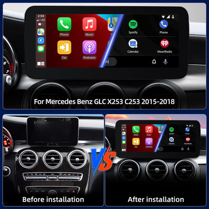 10.25 Inch / 12.3 Inch Linux System Wireless CarPlay Android Auto Screen for Mercedes-Benz GLC X253 C253 NTG5.0 (2015 - 2018)