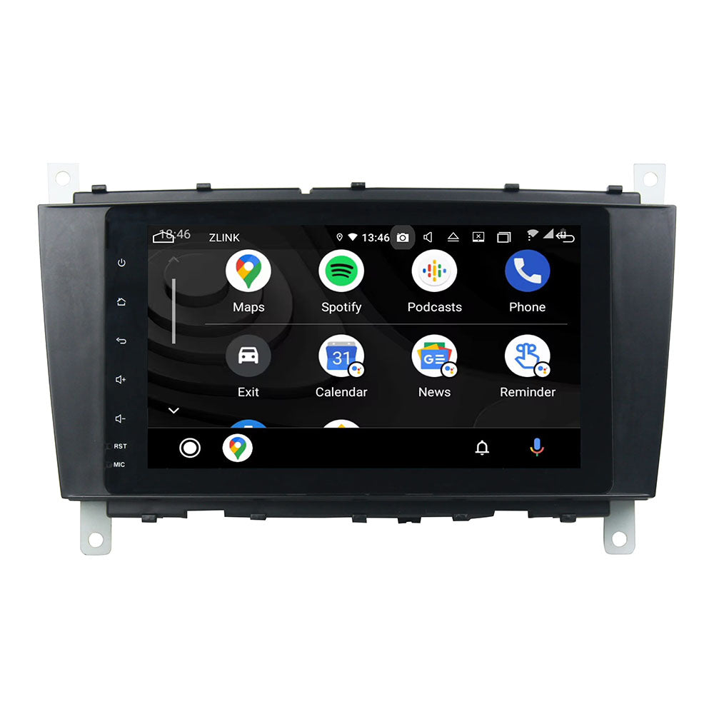 8” Android Radio Screen Car Stereo Head Unit CarPlay Android Auto for Mercedes-Benz C Class W203 (2004-2007) CLK Class W209 (2005-2006) G Class W463 (2006-2008)