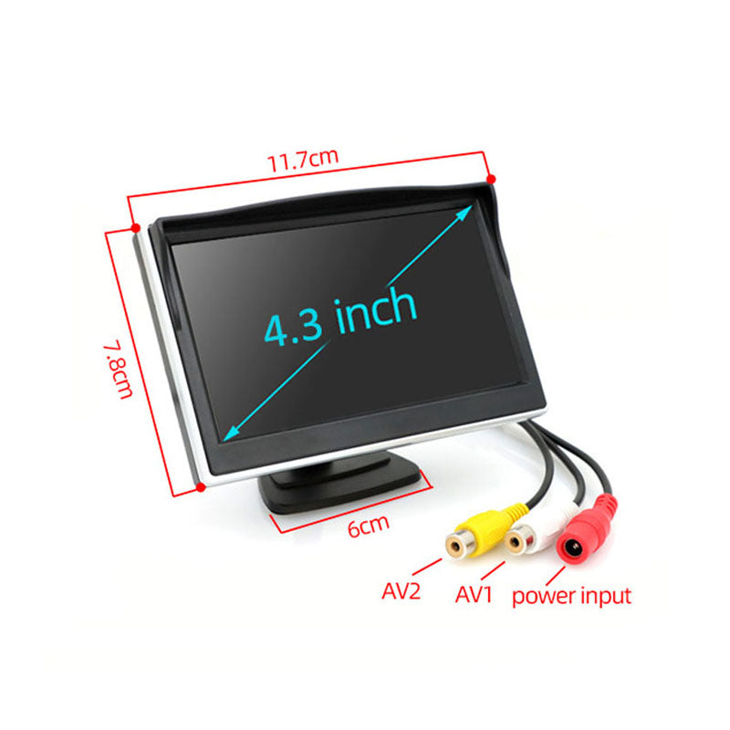 4.3” / 5.0” TFT LCD 2CH Rear View Monitor