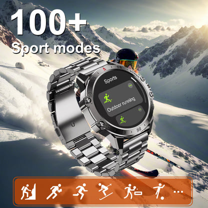 1.43” AMOLED Screen Men’s Classical Smart Watch BT Call Anti-Crush Anti-Dust Multi-Sports Mode Health Monitoring