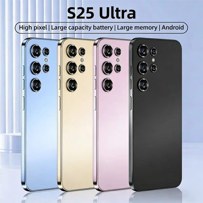 6.5 Inch S25 Ultra Android Smart Cell Phone High Pixels Screen Large Capacity Battery