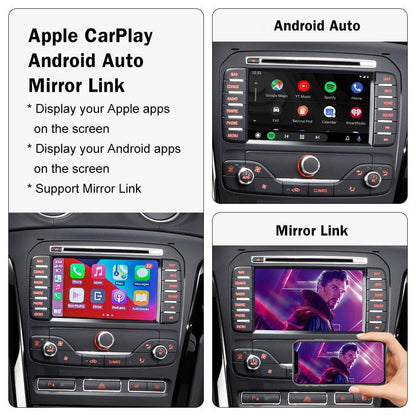 Wireless CarPlay & Android Auto Module for Ford Sync 2 System with 8 Inch LCD Screen